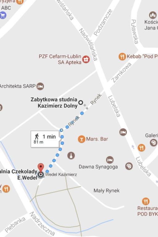 Dom Goscinny Browarna 4 Kazimierz Dolny Buitenkant foto